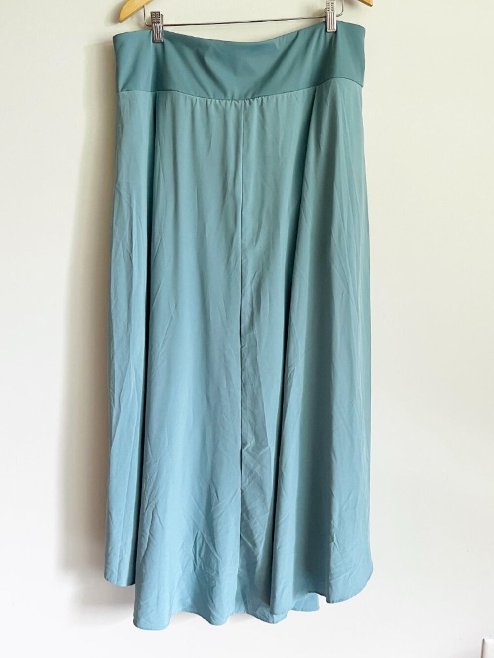 Halara Skort Sz 2X Breezeful Teal Blue Flowy Athletic High Low Skirt Shorts NWT - Picture 9 of 12